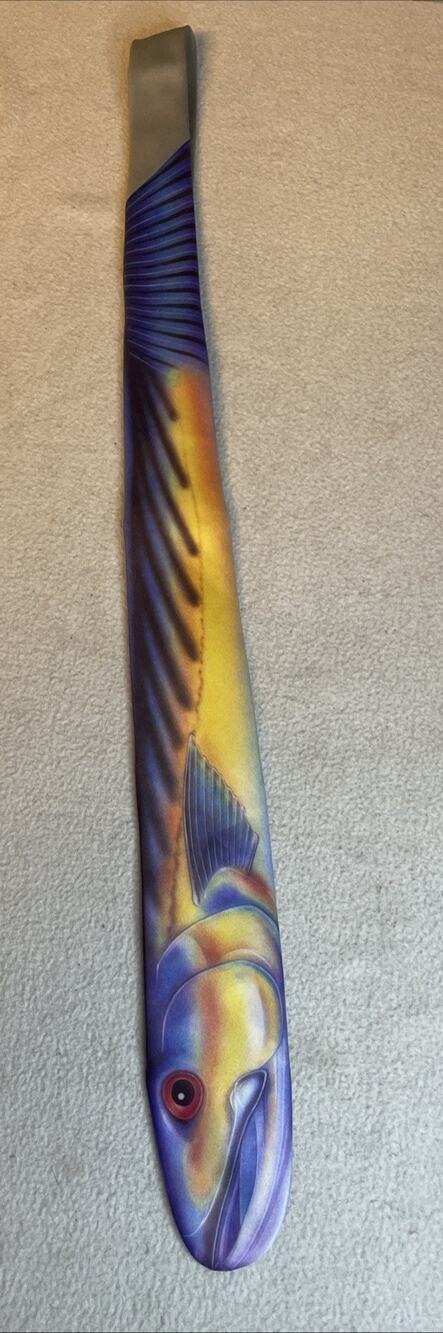Vintage Ralph Marlin Fish Tie "Designer Tuna" 1986 Fast Shipping